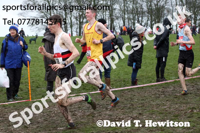 Senior boys 2019 New Balance English Schools Cross Country Champs, Temple Newsam, Leeds. Photo:  David T. Hewitson/Sports for All Pics